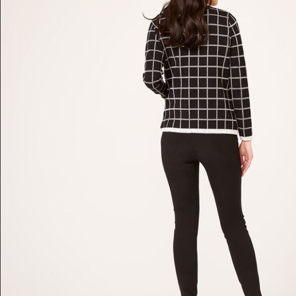 Alison Sheri Check Print Knit Cardigan - Picture 2 of 6